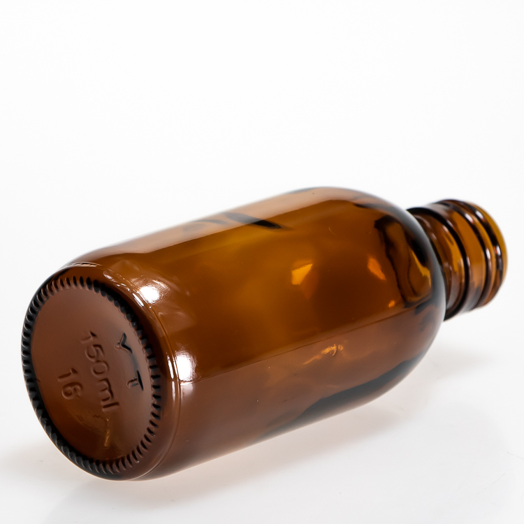 150ml Amber Sirop Bottle with Screw Cap 