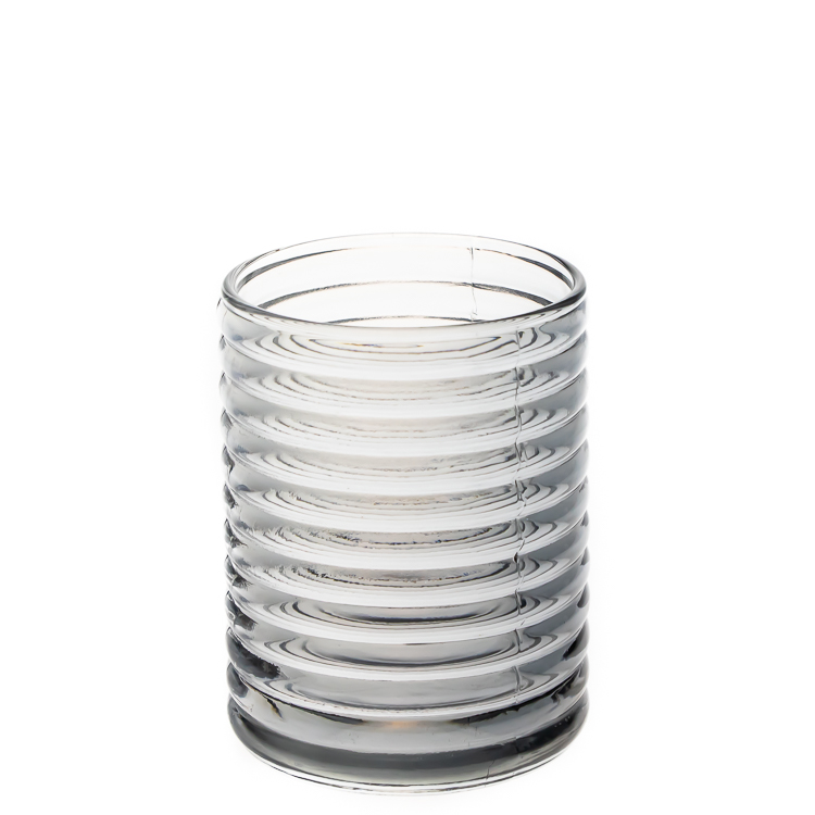 Round Shape Clear Glass Candle Container 300 ML Candle Making Jars 