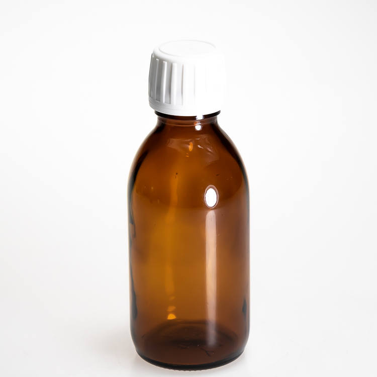 Factory Price 150ml 125ml 100ml 60ml Amber Color Glass Medecine Syrup Bottles Liquid Pharmaceutical Bottle 
