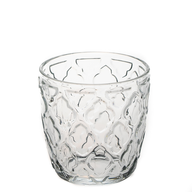 Glass Bottle Manufacture Supply Candle Container 300 ML Clear Candle Jars Wholesale 